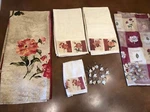 Croscill Shower Curtain, Towels Ring Set. Fixed Price $60.00.