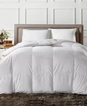 Charter Club White Down Medium Weight Comforter, King. Fixed Price $100.00.