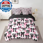 Feelyou Cute Bowknot Bed Set Includes Comforter Sheet Pillowcases. Fixed Price $59.83.