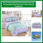 Contemporary Mermaid Under The Sea Full Comforter Set 7-PIECE Microfiber. Fixed Price $57.59.
