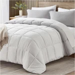 Satisomnia King Comforter Set White Grey 3PC Down Alternative Bedding. Fixed Price $102.28.