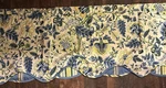 Waverly Imperial DRESS/PORCELAIN-51X20-SCALLOPED Valance-w/underlayment-lined-. Fixed Price $26.99.