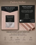 Rare Wamsutta Dream Zone Pink Sateen Queen Bed Sheet Set 400TC 100% Cotton B-new. Fixed Price $259.00.