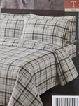 Mossy Oak 4 Piece Twin Sheets Set Plaid Check New Bedding Classic Tan Beige. Fixed Price $20.99.
