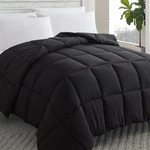 Cosybay Down Alternative Comforter (black, Full) - All Season Soft Quilted Fu.... Fixed Price $47.68.
