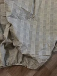 Echo Revman Beige Black Plaid Cotton Percale Flat Bed Sheet Queen Nwop New. Fixed Price $49.99.