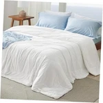 Bedsure Cooling Comforter Size - Gentlesoft FULL/QUEEN(88"X88") White. Fixed Price $119.39.