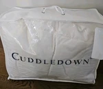 Cuddledown Damask Stripe 800 Fp 709 Duck King Comforter Winter Level New. Fixed Price $450.00.
