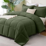 Cozylux Full Comforter Sets Olive Green Size, 3 Pieces B.... Fixed Price $119.64.