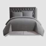 Truly Soft Everyday Gray Twin Extra Long Duvet Cover Set. Fixed Price $13.50.