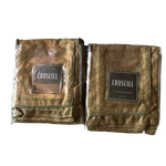 Croscill Set Of European Pillow Shams New In Package Normandy Wheat 26 X. Fixed Price $49.97.