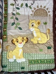 Disney Baby Lion King Under The Sun 3 Pc Crib Set Comforter Fitted Sheet Blanket. Fixed Price $34.99.