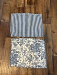 2 Martha Stewart Collection Quilted Floral Blue White Standard Pillow Shams Read. Fixed Price $21.95.
