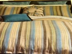 Raymond Waites Lisbon Queen Comforter Bedding Set New From Old Stock 4 Pc. Fixed Price $399.99.