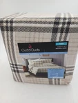 Cuddl Duds Sheet Set Twin Neutral Plaid Heavyweight Flannel Bedding Adults. Fixed Price $24.99.