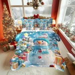 Twin Size 7 Piece Bedding Sets Snowflake Snowman Comforter Merry Christma.... Fixed Price $62.12.