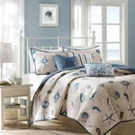Madison Park Bayside Quilt Set With Throw Pillows. Fixed Price $494.96.