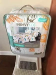 Bnip Ink+ivy Kids Mini Comforter Set, F/q, Cotton, Yellow/white, Jacala. Fixed Price $39.99.