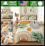 Wecozy King Size Boho Geometric Comforter Set With 2 Pillowcases. Fixed Price $97.99.