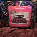 Juicy Couture Home Queen Bedding Comforter 8 Piece Set Lips Black Pink New. Fixed Price $140.00.