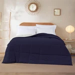 Down Alternative Reversible Comforter Navy/silver Twin. Fixed Price $34.34.