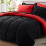Anluoer Full Size Comforter Sets 7 Pieces, Black Bag Bedding Wit.... Fixed Price $55.60.