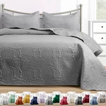 3PC Quilt Bedspread Set Bedding Coverlet Bedroom Floral Queen King Size. Fixed Price $31.99.
