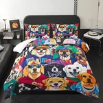 Lneffble Colorful Cartoon Anime Dog Comforter Set Full Kids, Beddin. Fixed Price $81.20.
