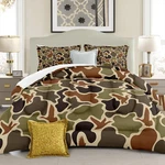 Duck Comforter Set Queen 3 Pieces Microfiber Hunter Camouflage Bedding Quil. Fixed Price $67.99.