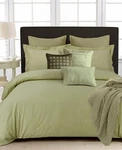 Tribeca Living 350 Egyptian Cotton Percale Oversized Duvet Cover Set - Queen. Fixed Price $105.89.
