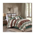 Chezmoi Collection Dune 7-PIECE Southwestern Cowboys Aztec Comforter Set Mu.... Fixed Price $125.07.