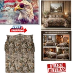 Realtree Edge Camo King Comforter Set - Rustic 3 Piece Bedding Nature Lovers. Fixed Price $100.78.