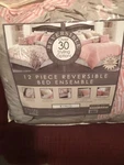 Casual Living By Jessica Sanders 12PC King Comforter Sheet Set Reversible Nip. Fixed Price $139.00.