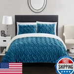 Chic Home BCS03133-AN Naama Ultra Plush Micro Mink Criss Cross Piece. Fixed Price $112.05.