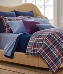 Lauren Ralph Wilson Plaid King Duvet Cover + 2 Shams. Fixed Price $275.00.