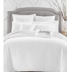 Charter Club Damask Designs Woven Tile 2-PC. Comforter Set, Twin White Cotton. Fixed Price $69.00.
