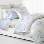 Lauren Ralph Nwt Eva King Comforter Only Light Blue Floral Reversible. Fixed Price $275.00.
