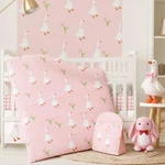 Oudain 4 Piece Goose Crib Bedding Set Including Skirt, Blanket, Sh.... Fixed Price $63.18.