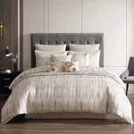Riverbrook Home 10PC Queen Milan Comforter Bedding Set Tan: Includes Euro Shams. Fixed Price $73.09.