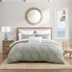 Tommy Bahama King Comforter Set Green Floral Cotton Fill W/pillow Shams 3PC. Fixed Price $62.00.