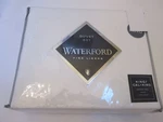Waterford Raquel Damask Clip Jacquard 3P King Duvet Cover Set White. Fixed Price $161.46.