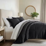 Reversible Comforter And Shams Set, Ultra Soft - Becky Cameron, Black /. Fixed Price $40.60.