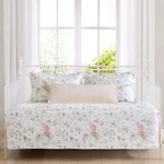 Laura Ashley Home - Daybed Set Lightweight Bedding With Matching Shams & Pill.... Fixed Price $111.40.