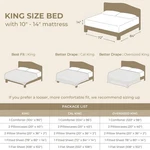 Hymokege Dark Grey King Size Bedding Set - 7 Piece Seersucker Comforter & Sheets. Fixed Price $57.95.