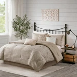 Madison Park Walter 7 Piece Printed Seersucker Comforter Set. Fixed Price $142.99.