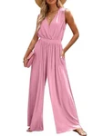 Women's 2025 Jumpsuits Sleeveless Neck Elegant Casual One Piece Pants Romper. Fixed Price $25.95.