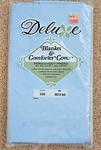 Vintage Deluxe Zippered Blanket Comforter Cover 80X90 Queen Light Blue Mcm Nos. Fixed Price $34.95.