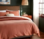 Threshold Full/queen Washed Waffle Weave Duvet Cover And Sham Set - Cosmic Rust. Fixed Price $49.99.