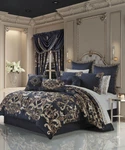 J. Queen New York Gold-tone Elegance Comforter, Us King. Fixed Price $325.00.