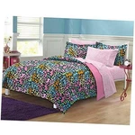 My Room Neon Leopard Ultra Soft Microfiber Girls Comforter Set, Twin/twin Xl. Fixed Price $56.14.